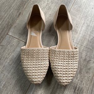 LC Lauren Conrad weaved flats.  Gently worn - size 8